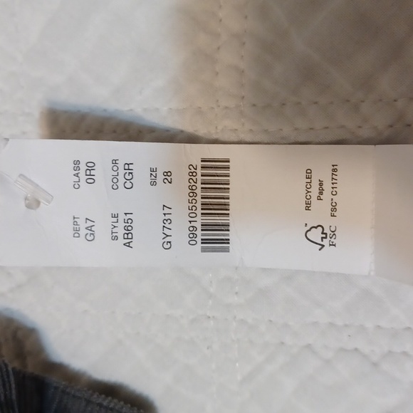 J. Crew Vintage Slim Straight Corduroy Pant Gray 28 NWT Sold Out - Picture 5 of 7